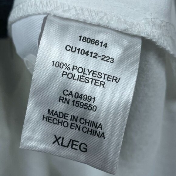 Hilary Radley Womens White Long Sleeve Button-Up Shirt XL d0164 - Picture 6 of 7